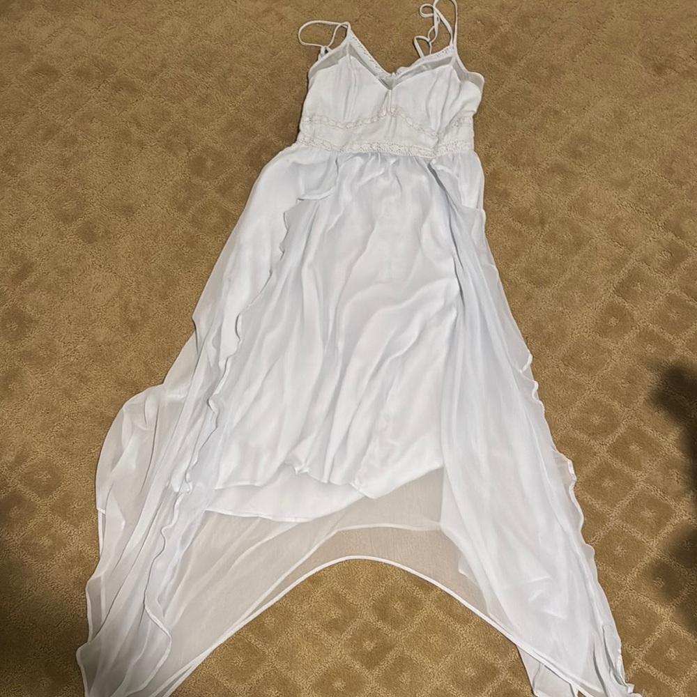 Abercrombie & Fitch small tall blue dress with pockets!!